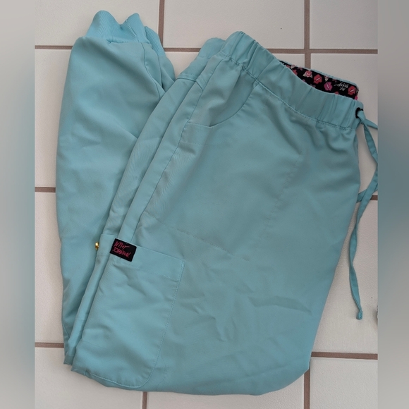 Betsey Johnson Pants - Betsey Johnson Fresh Mint Jogger Scrub Pants